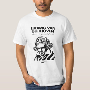 Ludwig Van Beethoven white T-shirt