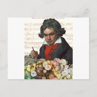 Ludwig von Beethoven Mashed Postcard