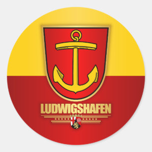 Ludwigshafen Classic Round Sticker