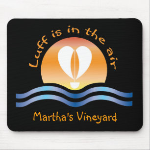 Luffers Sunset_Luff in the air_Martha's Vineyard Mouse Mat