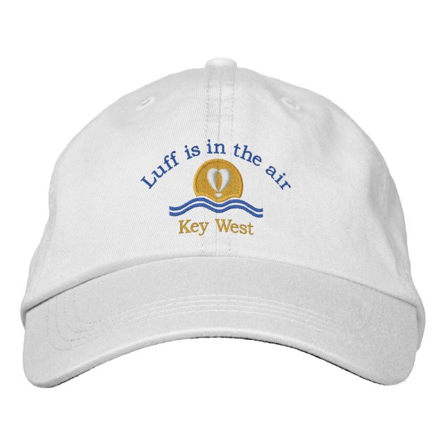Luffers Sunset_Luff is in the air Key West Embroidered Hat (Front)