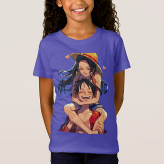 Luffy & Boa Hancock Girls’ T-Shirt