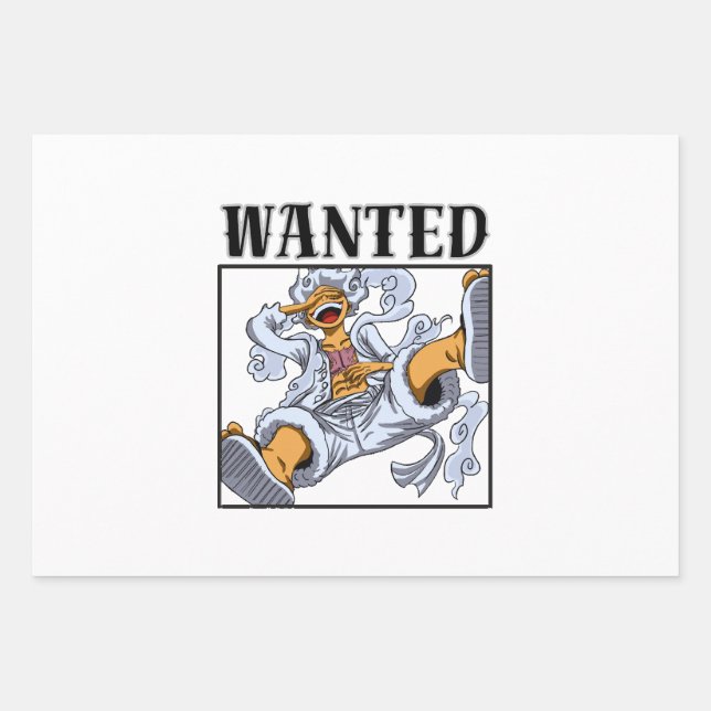  luffy gear 5 wrapping paper sheet (Front)