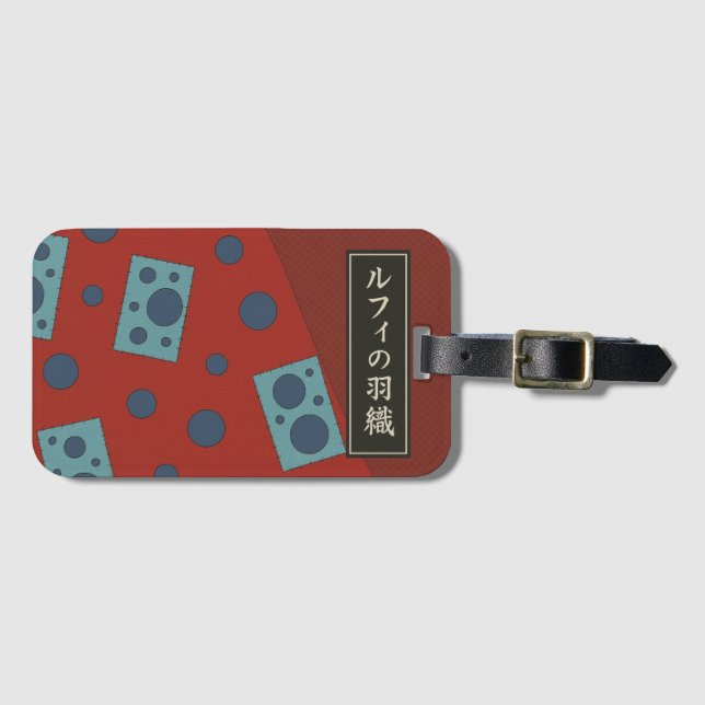 luffy kimino luggage tag (Front Horizontal)