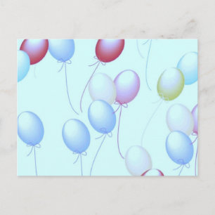 Luftballons Postcard