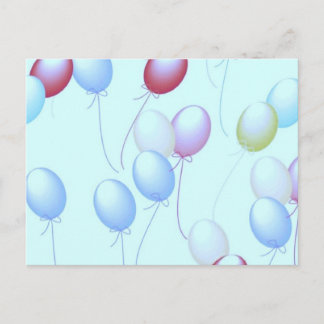 Luftballons Postcard