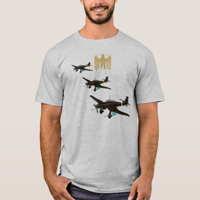 Luftwaffe insignia over Stuka T-Shirt (Front)