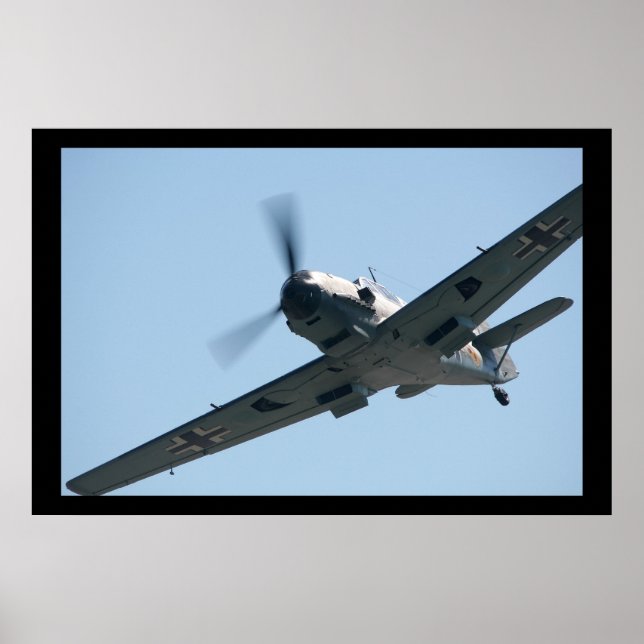 Luftwaffe Messerschmitt Bf-109 Poster (Front)