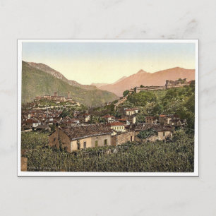 Lugano, Bellinzona, Tessin, Switzerland vintage Ph Postcard