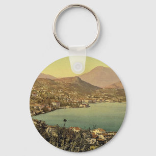 Lugano, from San Salvatore, Tessin, Switzerland vi Key Ring