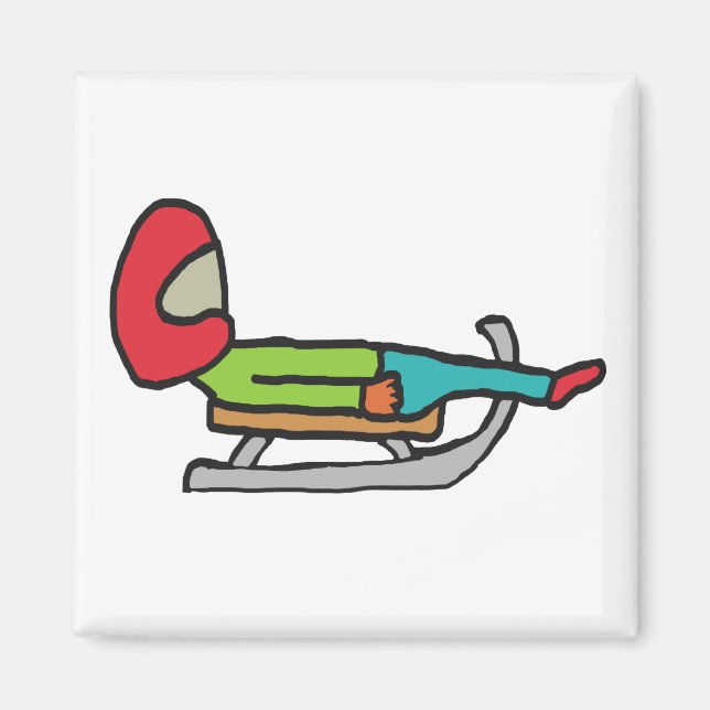 Luge Magnet (Front)