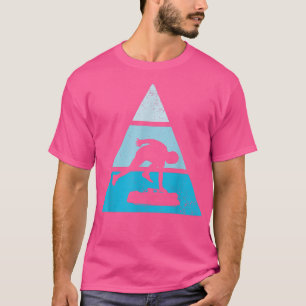 Luge Skeleton Bobsleigh Bobsled Winter Sports Retr T-Shirt