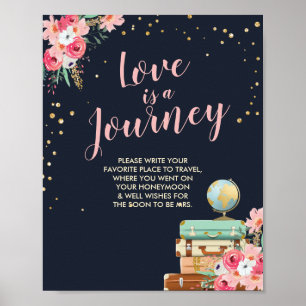 Luggage drop Off Sign Travel shower Miss to Mrs