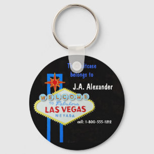 Luggage I.D. Tag Las Vegas Key Ring