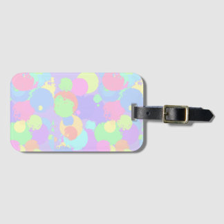 Luggage table pasteltin luggage tag