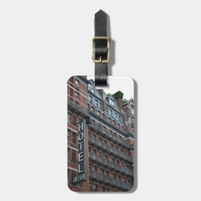 Luggage Tag: Chelsea Hotel Tag (Front Vertical)