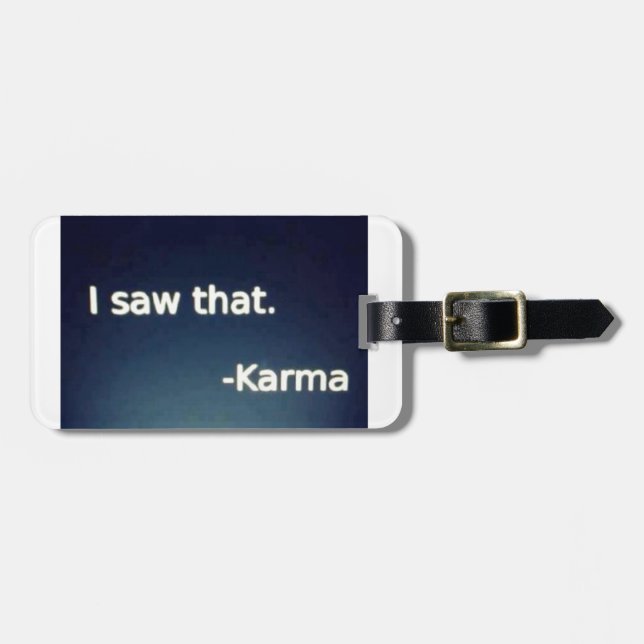 Luggage Tag - Customised (Front Horizontal)