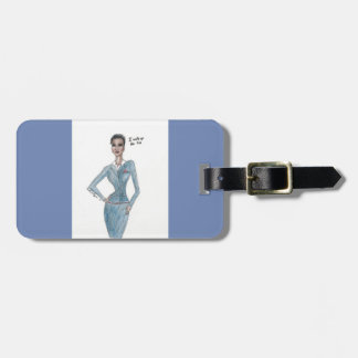 luggage tag. Flight attendant themed Luggage Tag