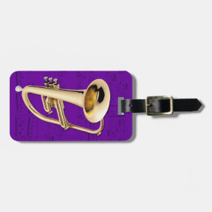 Luggage Tag - Flugelhorn - Choose colour