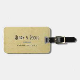 Luggage Tag For Architecture Firm