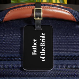 Luggage tag for Father of the Bride