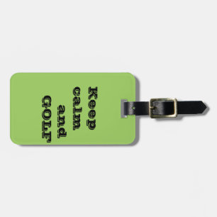 Luggage Tag for Golfers