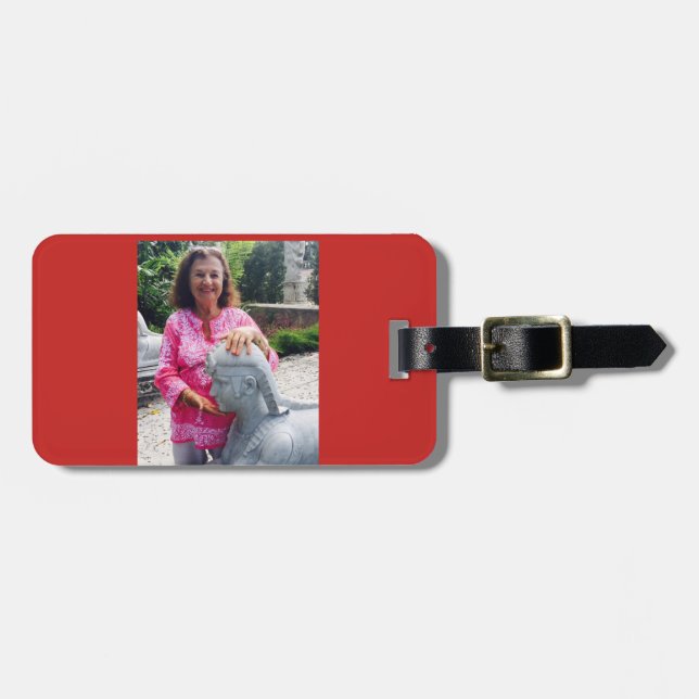 Luggage Tag for my Mum (Front Horizontal)
