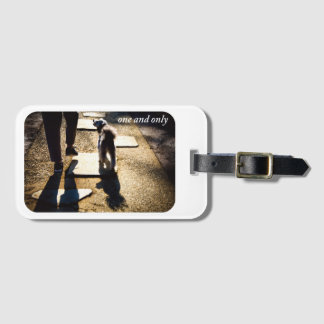 Luggage tag for walking your one and only dog