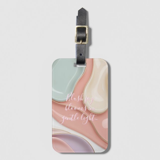 Luggage tag in stylish graphic (Front Vertical)