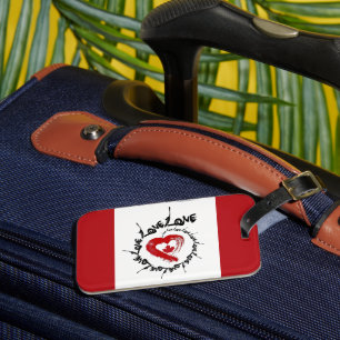 Luggage Tag Love Canada