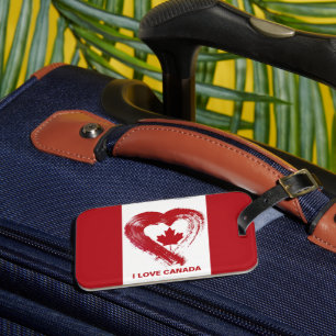 Luggage Tag Love Canada