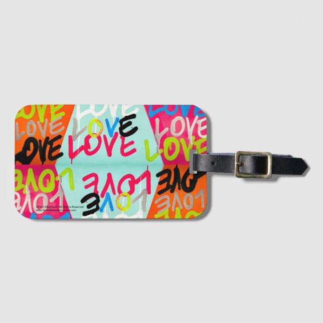 Luggage Tag. LOVE. Luggage Tag (Front Horizontal)