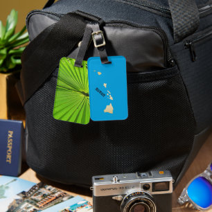 Luggage Tag - Map of Hawaii