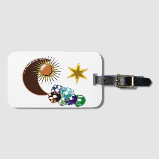 Luggage tag Moonlight (Front Horizontal)