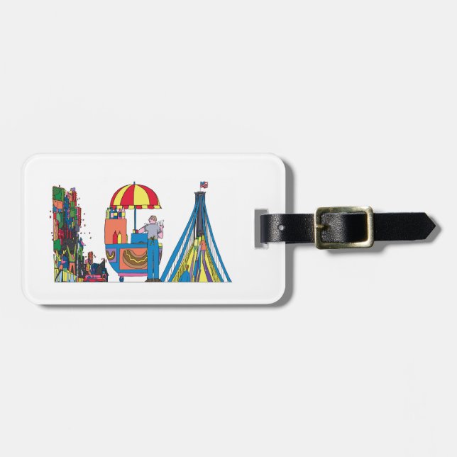 Luggage Tag | NEW YORK, NY (LGA) (Front Horizontal)