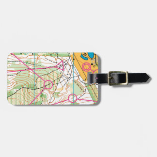 Luggage Tag - orienteering map