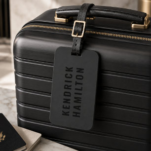 Luggage Tag   Personalised Name Travel Bag ID Tag