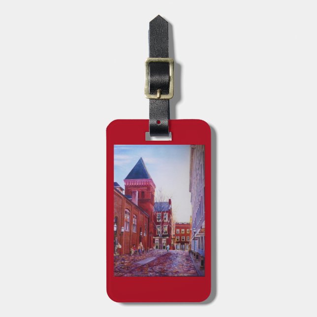 Luggage tag purse tag key chain (Front Vertical)