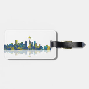 Luggage Tag - Seattle Skyline