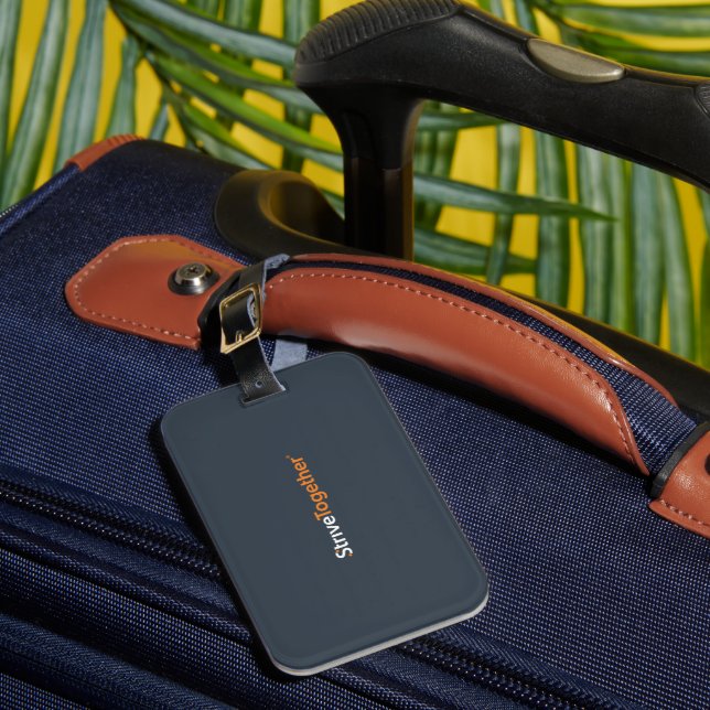 Luggage Tag - Single-sided w/ Card Slot (Front Insitu 1)