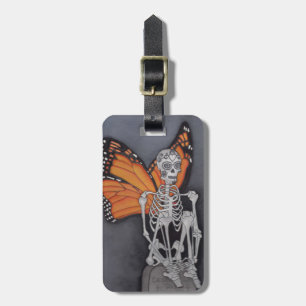 Luggage Tag Skeleton Day of the Dead Bag ID