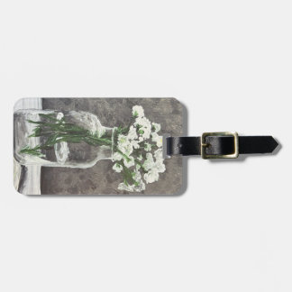 Luggage tag - still life flowers