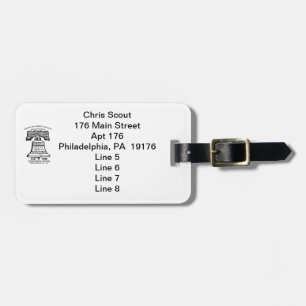 Luggage Tag - Style A (Personalised)