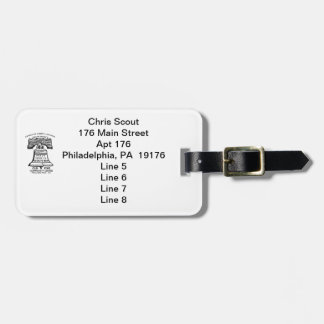 Luggage Tag - Style A (Personalised)