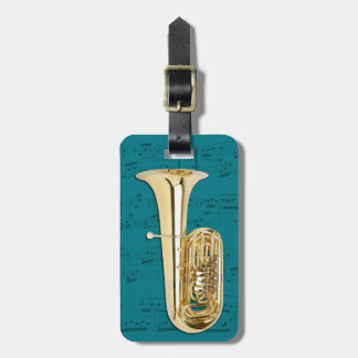 Luggage Tag - Tuba - Choose colour