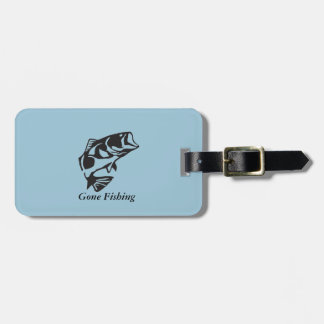 Luggage Tag w/ leather strap