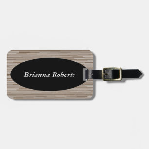 Luggage Tag w/ leather strap - Any Colour Gradient