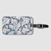 LUGGAGE TAG : WILLIAM MORRIS : WALLFLOWER