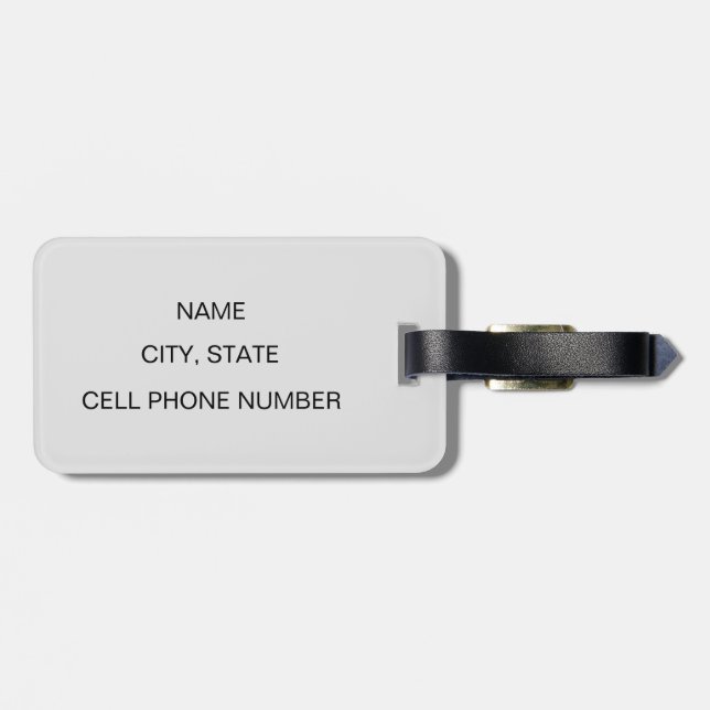 LUGGAGE TAG WITH 2025 CCCI NATL SPECIALTY LOGO (Back Horizontal)