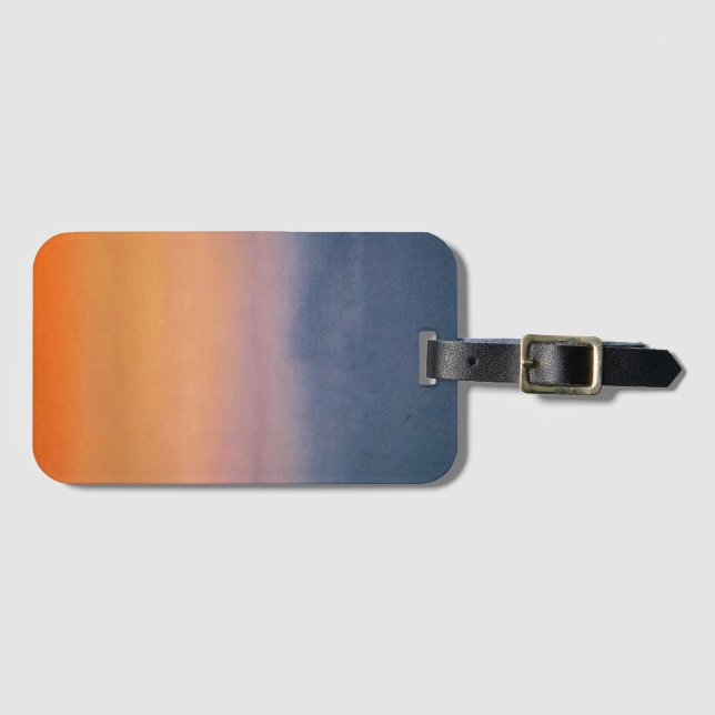 Luggage Tag with bright colours (Front Horizontal)